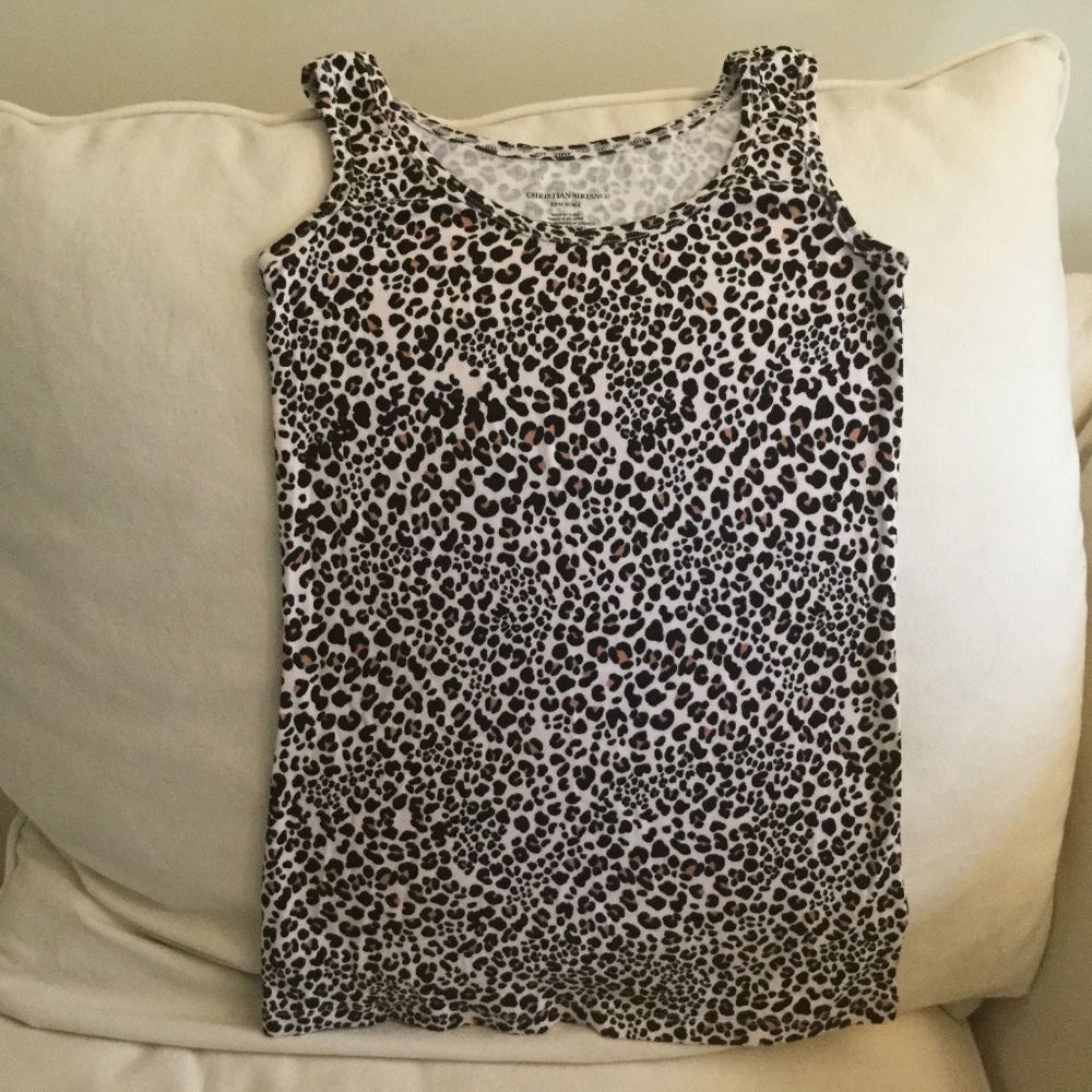 Leopard tank top